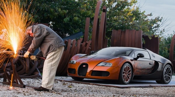 Bugatti Veyron Grand Sport Art Basel By Bernar Venet Auto Convo